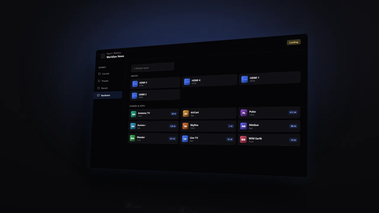 Hardware inputs